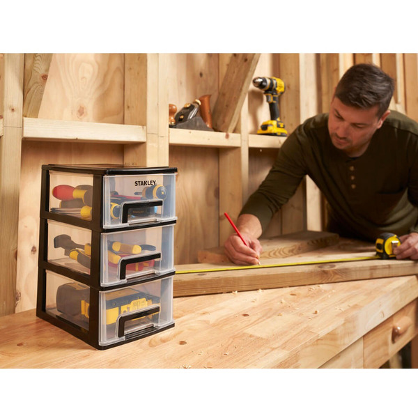Органайзер вертикальний з трьома висувними відділеннями STANLEY STST40711-1