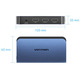 Сплітер HDMI  Blue Aluminum Alloy Vention AKEL0-EU