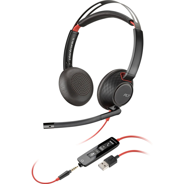 Навушники Poly BlackWire 5220 USB-A HS Stereo