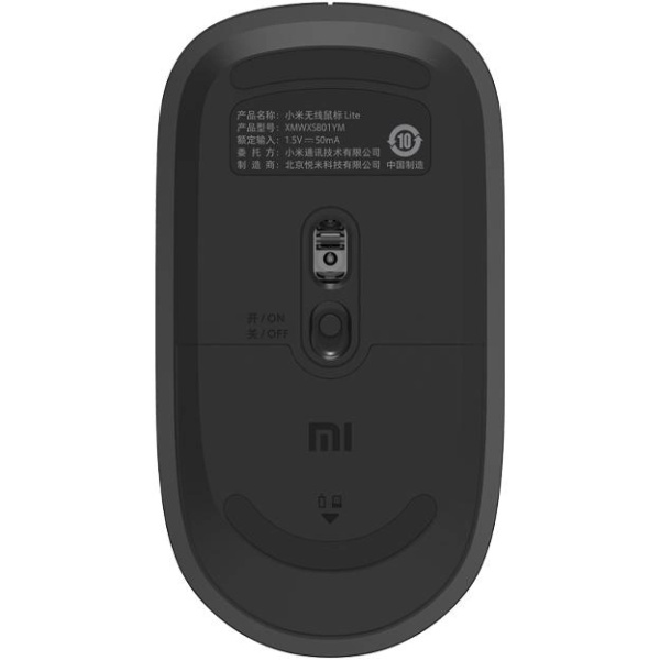 Миша Xiaomi Wireless Mouse Lite Black HLK4035CN/BHR6099GL