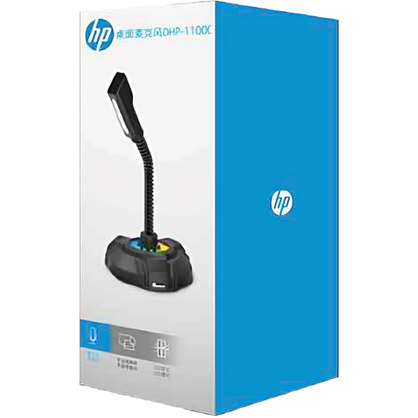 Мікрофон настільний HP DHP-1100C RGB backlit 3.5мм+USB