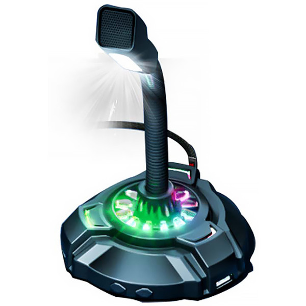 Мікрофон настільний HP DHP-1100C RGB backlit 3.5мм+USB