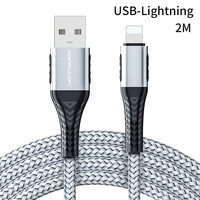 КабельKonfulon DC33C Lightning, 2m, Gray
