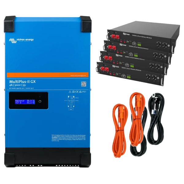 Система автономного питания Victron Energy MultiPlus-II+Dyness 1 фаза 2.4кВт, 9,6кВт•ч