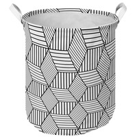 Корзина IDEA HOME TC-39 круг. ткан. Geometry 40x50 см (TC-39 круг. ткан. Geometry)