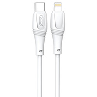КабельXO NBQ239A Zeus Series High Elastic Type-C to Lightning - 27W - 1m (Білий)