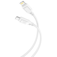 КабельXO NBQ236A Braided Type-C to Lightning - 27W - 1m (Білий)
