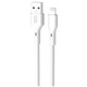 КабельXO NB230 Rock Series USB-A to Lightning - 1m (Білий)