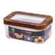 Контейнер пл. HEREVIN WOOD Transparent Lid 0.6 л (161211-003)