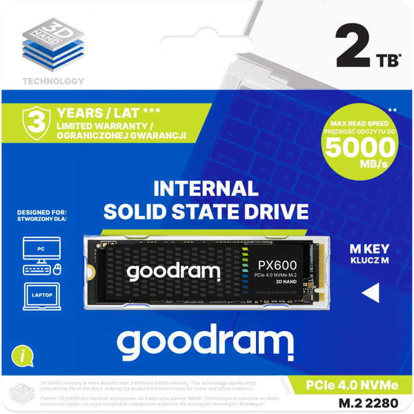 SSD-Накопичувач GoodRAM SSDPR-PX600-2K0-80#