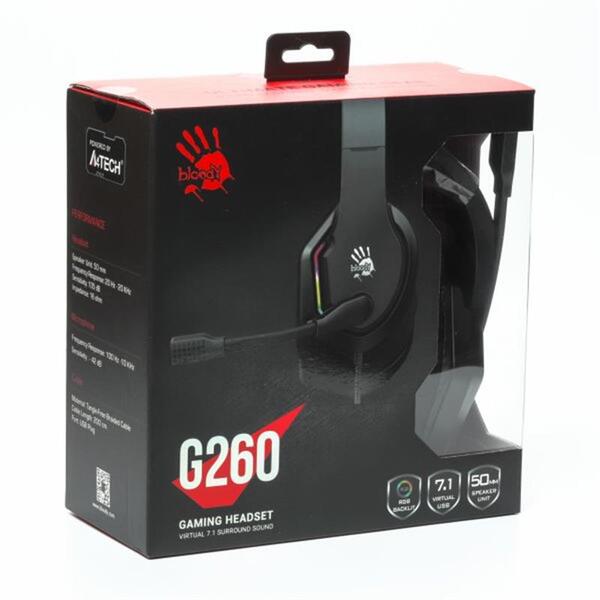 Навушники A4Tech Bloody G260 Black