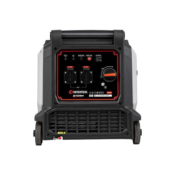 Генератор бензиновий інверторний 3/3.3 кВт. 220 В. 11 л. ручний старт. мідна обмотка. STORM INTERTOOL DT-1333