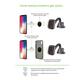 Держатель автомобильный Intaleo CM02GP Black (1283126483684)