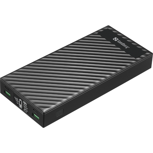 Зовнішній акумулятор (Power Bank) Sandberg Зовнішній акумулятор (Power Bank) 30000mAh PD 100W Black (420-87)
