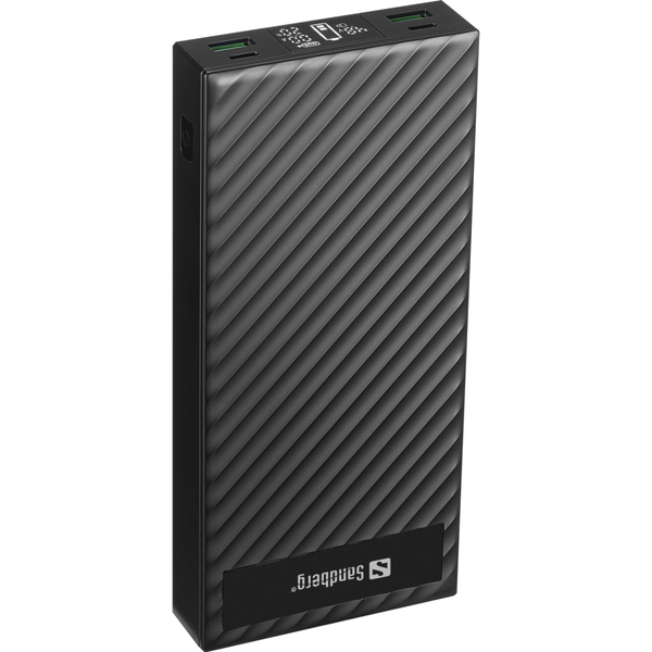 Зовнішній акумулятор (Power Bank) Sandberg Зовнішній акумулятор (Power Bank) 30000mAh PD 100W Black (420-87)