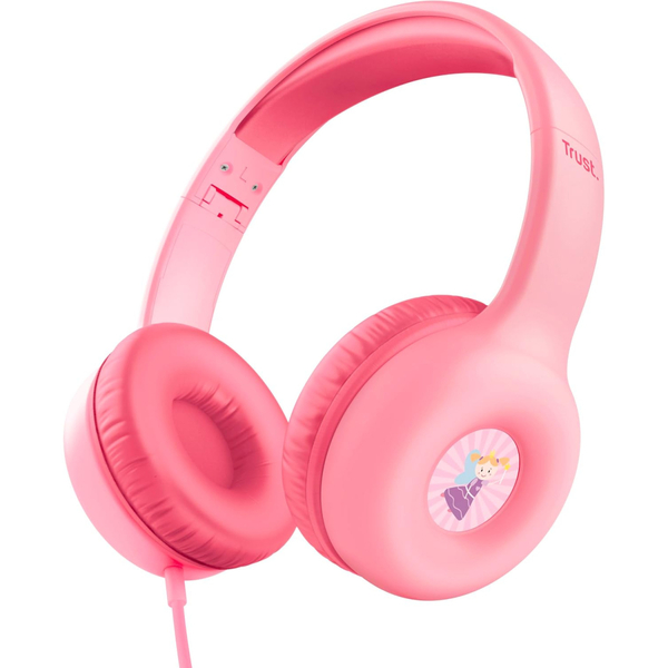 Навушники Trust Nouna Kids Headphones Mic Pink (25277_TRUST)