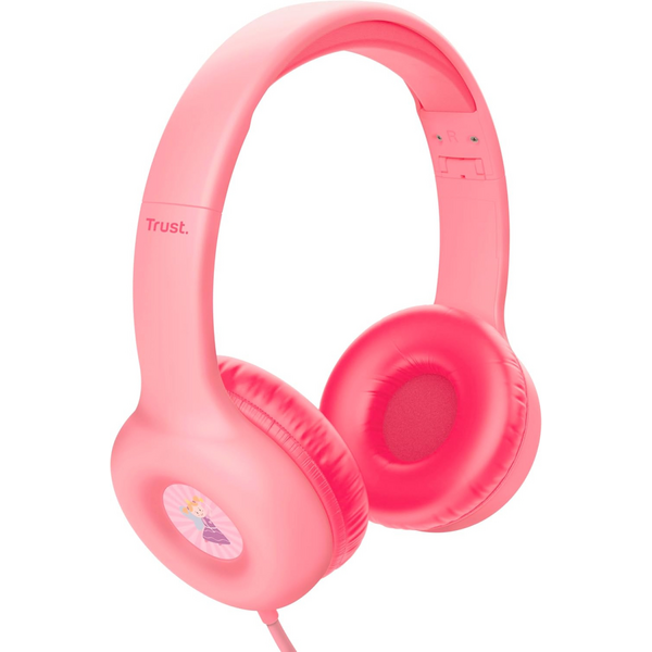 Навушники Trust Nouna Kids Headphones Mic Pink (25277_TRUST)