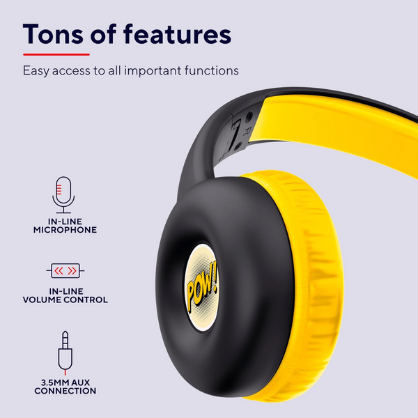 Навушники Trust Nouna Kids Headphones Mic Black (25406_TRUST)
