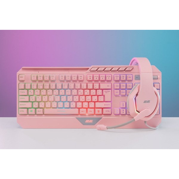 Навушники 2E Gaming HG315 RGB USB 7.1 Pink (2E-HG315PK-7.1)