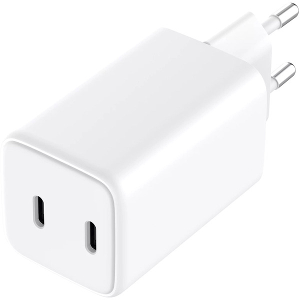 Сетевое зарядное устройство Sandberg 65W (2xUSB-C) White (441-56)