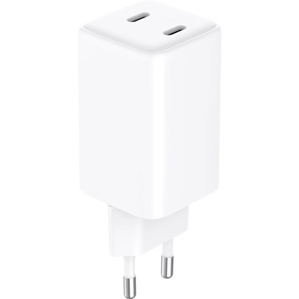 Сетевое зарядное устройство Sandberg 65W (2xUSB-C) White (441-56)