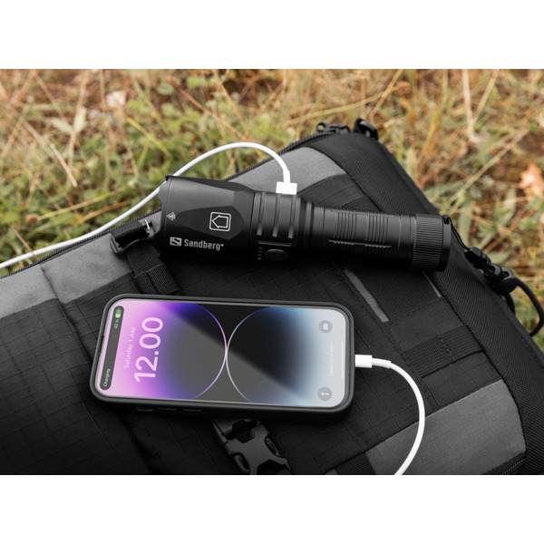 Ліхтар Sandberg Survivor Torch Powerbank XHP160LED 420-89