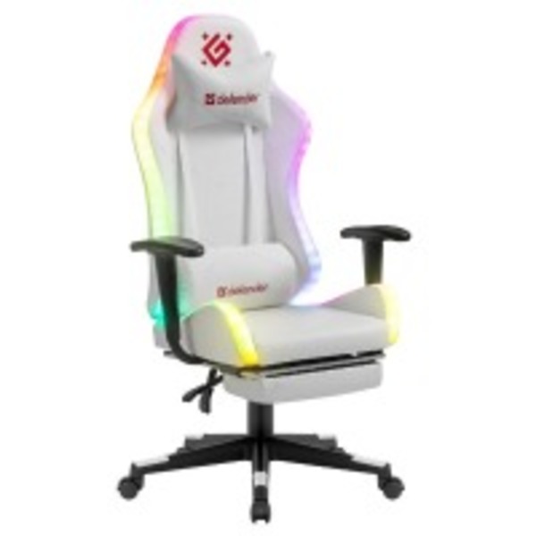 Комп'ютерне крісло ігрове Defender Watcher White