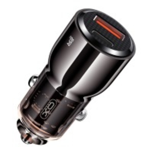 Автомобільний зарядний пристрій XO CC58 95W Car Charger Type-C PD 65W + USB-A 30W (Сірий)