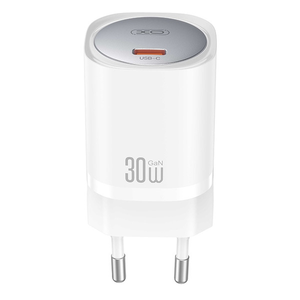 Мережева зарядка XO CE20 - 33W Single port USB-C PD30W/PPS33W (Білий)