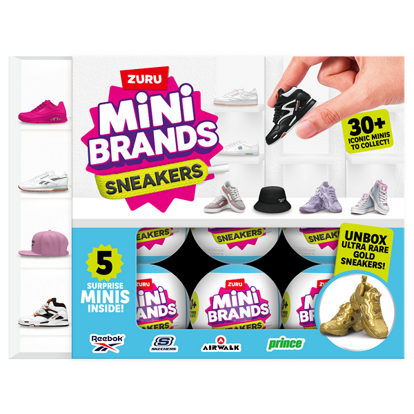 Игровой набор ZURU MINI BRANDS SNEAKERS Фигурки-сюрприз в ассортименте