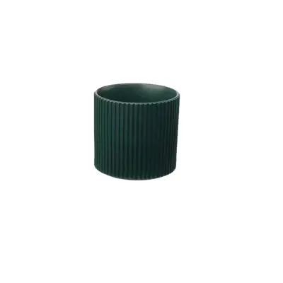 Горщик для квітів LED AZUL / 16Х16X14.5 см/ зелений/ кашпо (7025226)