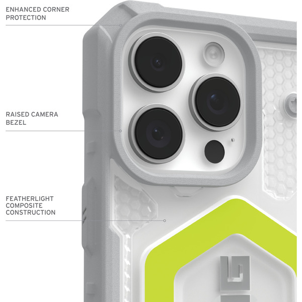 Чохол Urban Armor Gear Magsafe для Apple iPhone 16 Pro Pathfinder Active Neon 114464118181