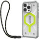 Чохол + ремінець UAG для Apple iPhone 16 Pro Pathfinder Clear Magsafe, Active Neon Lanyard (1144641BV01)