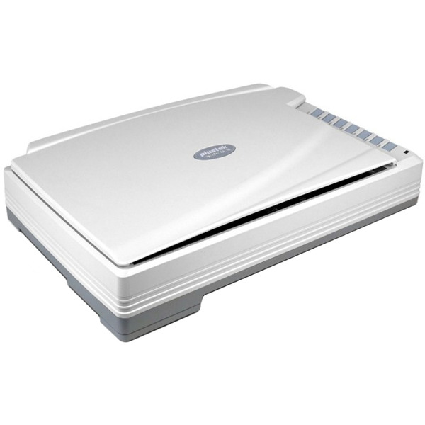 Сканер А3 Plustek OpticPro A320E (800x800 dpi, 48 bit, 7,7 стор/хв, планшетний, сірий)