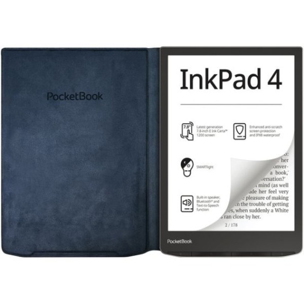 Чехол-книжка PocketBook Charge Cover для PocketBook 743 Dark Blue (N-QI-PU-743G-NB-WW)