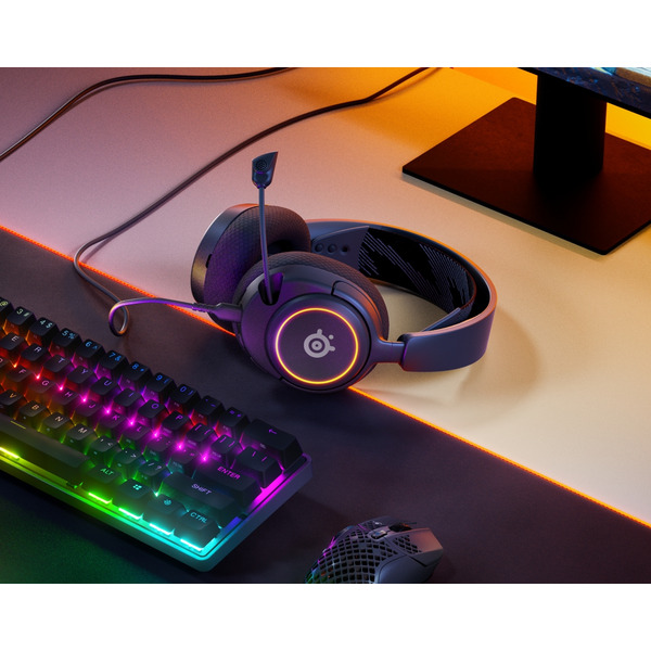 Навушники SteelSeries Arctis Nova 3 RGB Black MultiPlatform