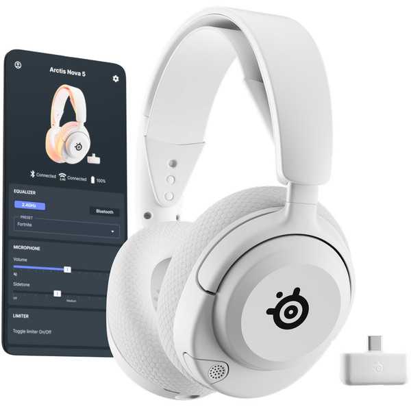 Наушники SteelSeries Arctis Nova 5 White MultiPlatform