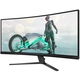 Монитор TFT PHILIPS 34" Evnia 34M2C3500L/00 21:9 VA QHD Curved 180Hz 2*HDMI DP Dark grey