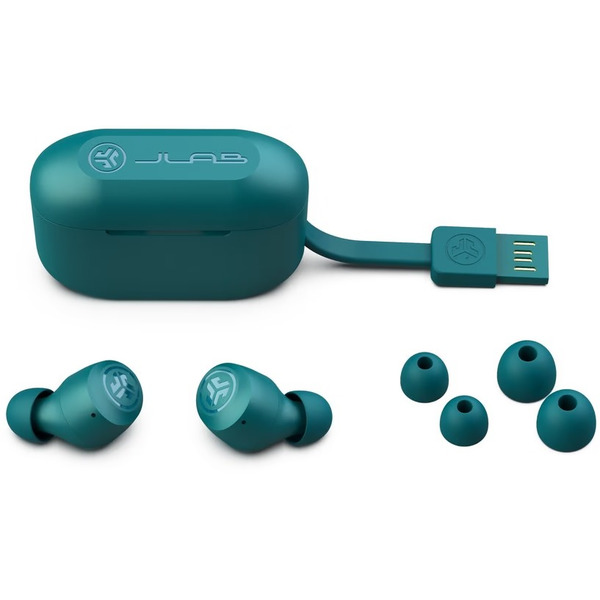 Наушники JLab Go Air Pop TWS Teal (IEUEBGAIRPOPRTEL124)