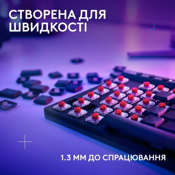 Клавiатура Logitech G515 Lightspeed TKL Black 920-012538