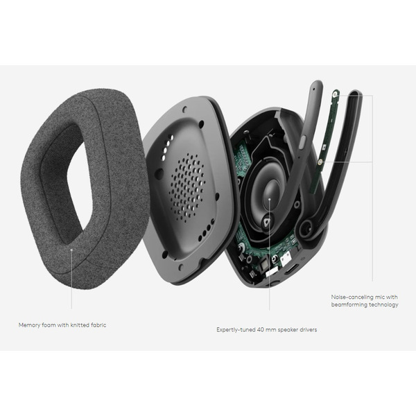Наушники Logitech Zone Vibe Wireless MS Graphite (981-001157)