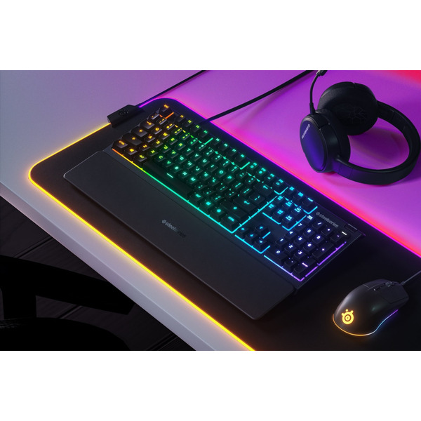 Клавіатура ігрова механічна SteelSeries Apex 3 UA