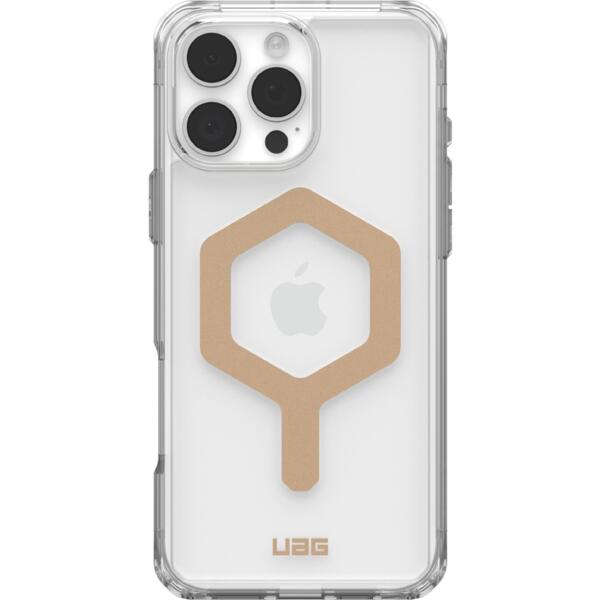 Чохол UAG для Apple iPhone 16 Pro Max, Plyo Magsafe, Ice/Gold 114481114381