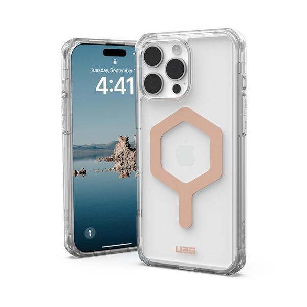 Чохол UAG для Apple iPhone 16 Pro Max, Plyo Magsafe, Ice/Gold 114481114381