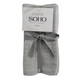 Кухонний текстиль SOHO Наб. руш. 40*40см бавовна 100% Silver 4 шт.