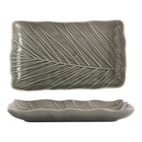 Блюдо Limited Edition LEAF GREY / 24.5х17 см /прямок. (B010787)