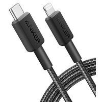 КабельANKER 322 USB-C to Lightning - 1.8m Nylon (Чорний)