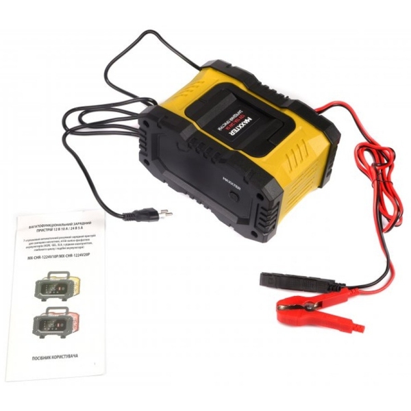 Зарядное устройство для АКБ 12-24В Maxxter MX-CHR-1224V10P, 10А