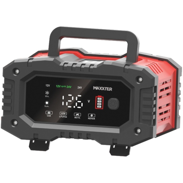 Зарядное устройство Maxxter MX-CHR-1224V20P для АКБ 12-24В, 20А