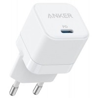 Мережевий зарядний пристрій Anker PowerPort III White, 20W USB Type-C (A2149G21)